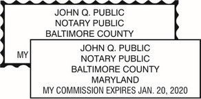 Maryland Notary Seals